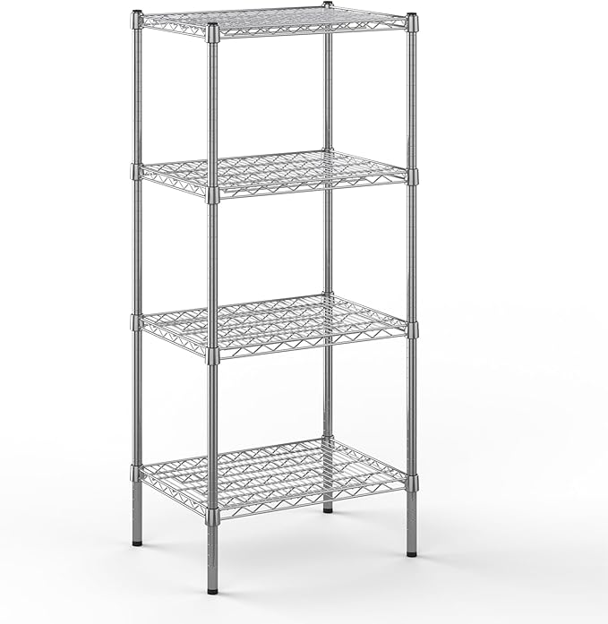 18" Deep x 24" Wide x 54" Height Wire Shelving Kit | 4-Tier | NSF Commercial by Regal+Altair