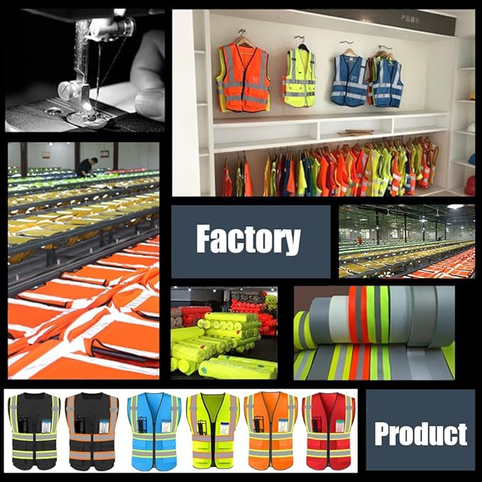 YOWESHOP High Visibility Reflective Safety Vest - Image 6