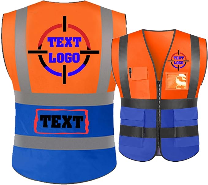 Personalized High Reflective Safety Vest Custom Hi Vis Safety Vest Men Women by SSYCWRSV