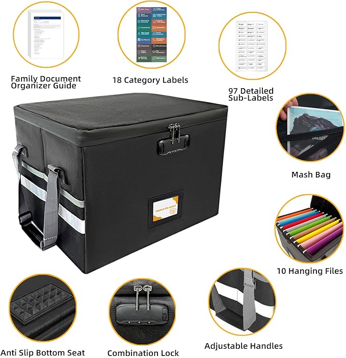 Deluxe Pro Large Next of Kin Box Organizer - Image 3