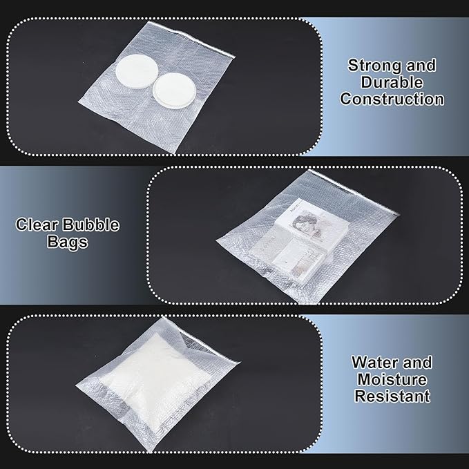5 Pack Self Seal 20 x 24 Inch Bubble Bags Extra Large Clear Bubble Cushioning - Image 4
