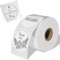MFLABEL 2 Inch White Round Labels by MFLABEL