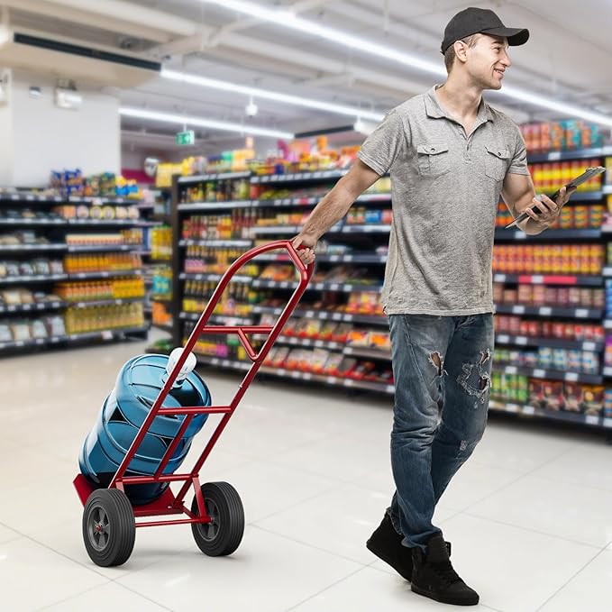 Goplus Hand Truck, P-Handle Hand Truck Dolly - Image 8