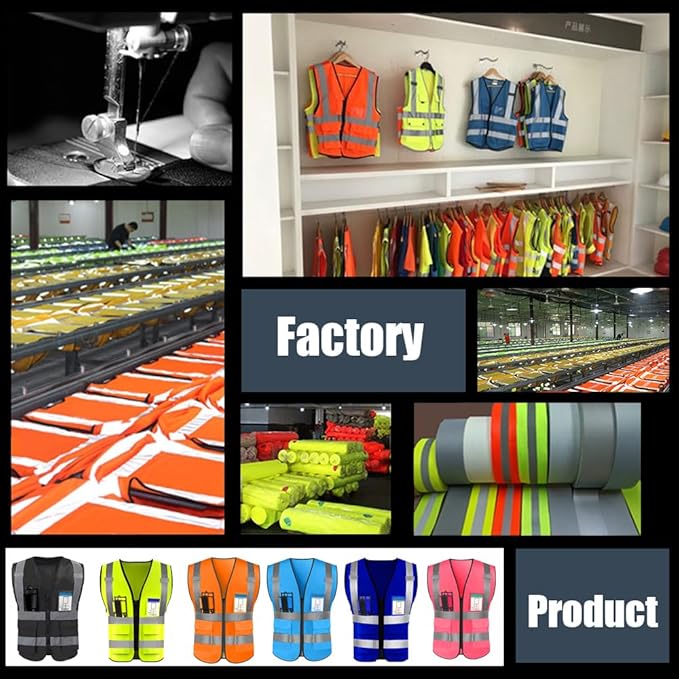 YOWESHOP High Reflective Visibility Safety Vest - Image 6