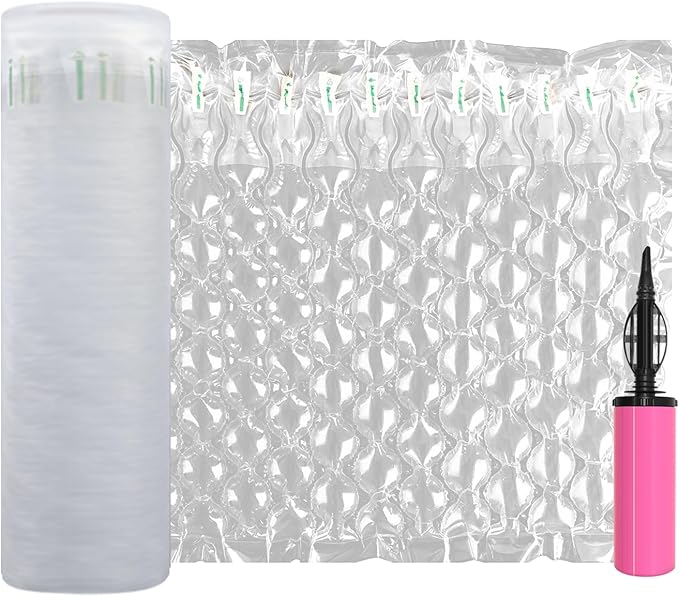 Bubble Cushioning Wrap Roll Inflatable Bottle Shipper Protector Sleeve by Hijelyn
