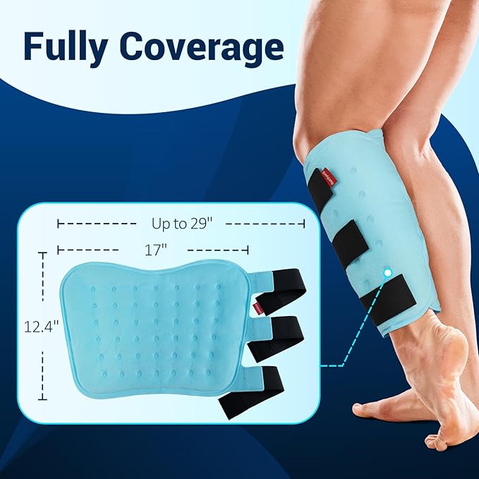 Comfytemp Extra Large Calf Shin Splint Ice Packs - Image 2