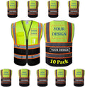 BeautyWill Custom Logo Safety Vest Class2 High Visibility Reflective Vest by BeautyWill