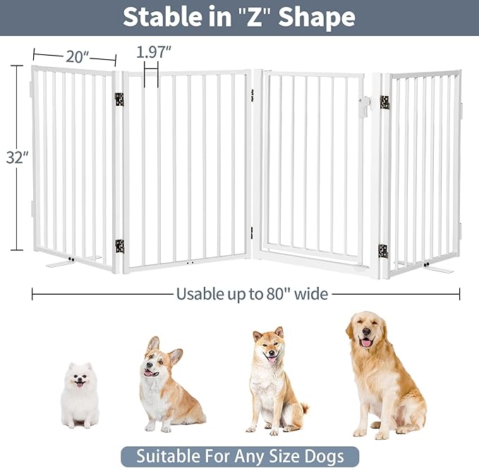 Metal Freestanding Dog Gates - Image 6