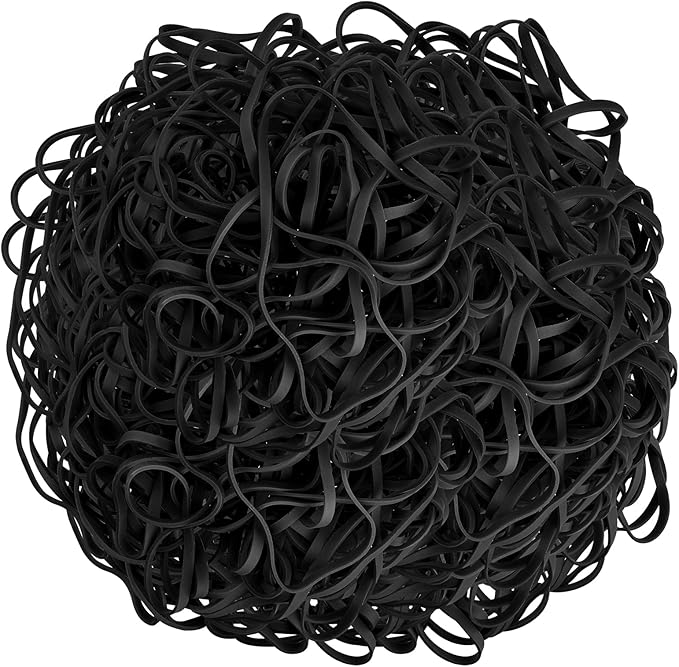 Large Heavy Duty Latex Rubber Bands 12 Inches Trash Can Bands Strong Elastic - Image 2