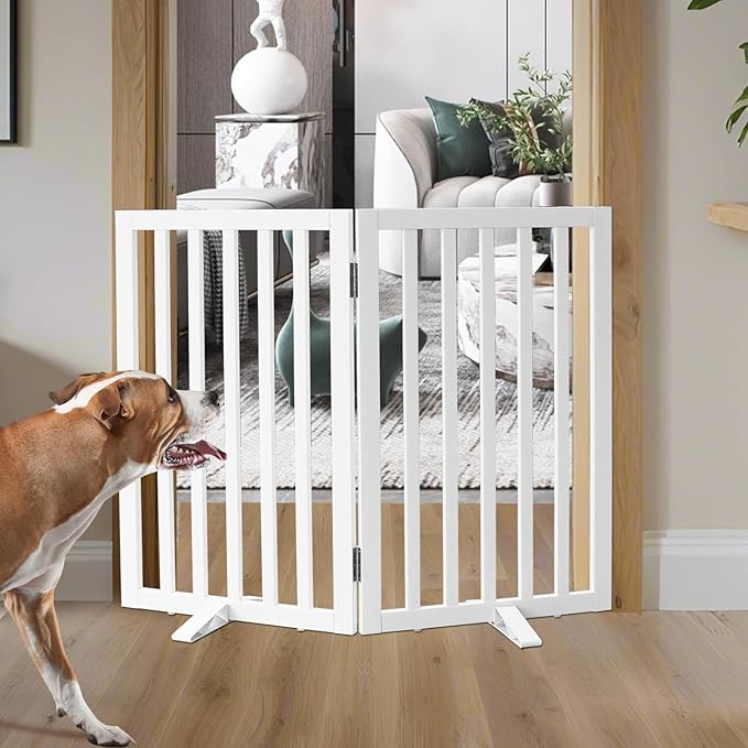 ZJSF Freestanding Indoor Dog Gate by ZJSF