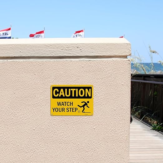 T&R Caution Watch Your Step Signs - Image 6