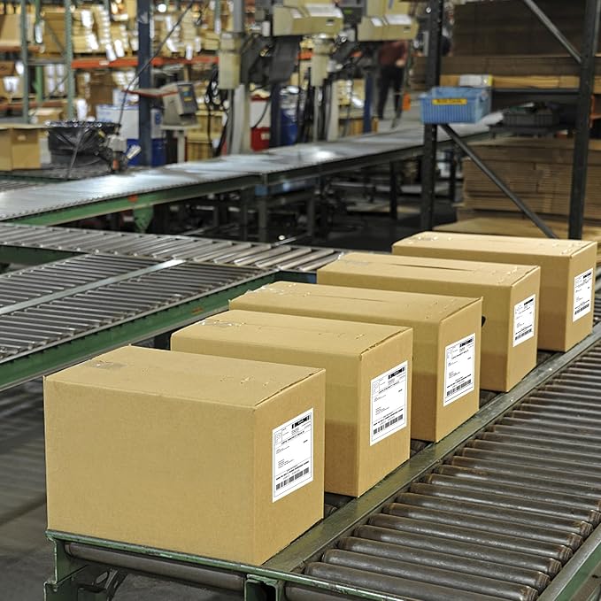 SJPACK 4" x 6" Thermal Labels, 200 Fanfold Labels, Direct Thermal Shipping - Image 7