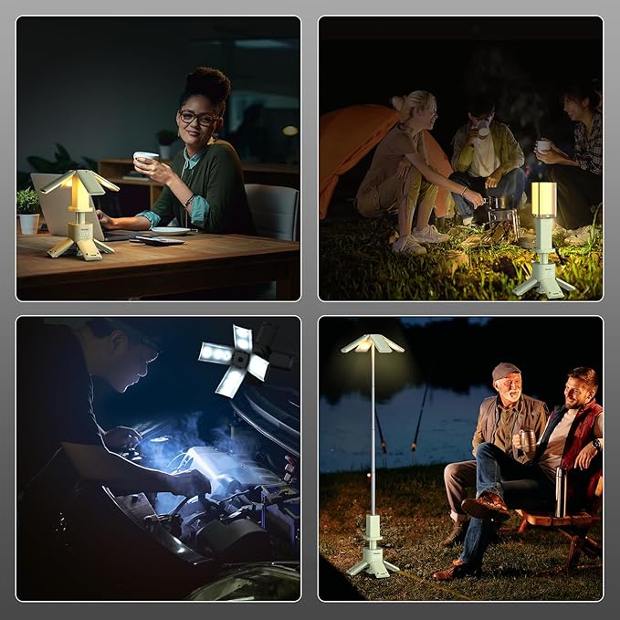Telescopic Camping Lights Rechargeable 14000 mAh Led Multifunction Magnetic - Image 5