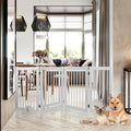 Wooden Freestanding Pet Gate, Pet Gate by RedFinches