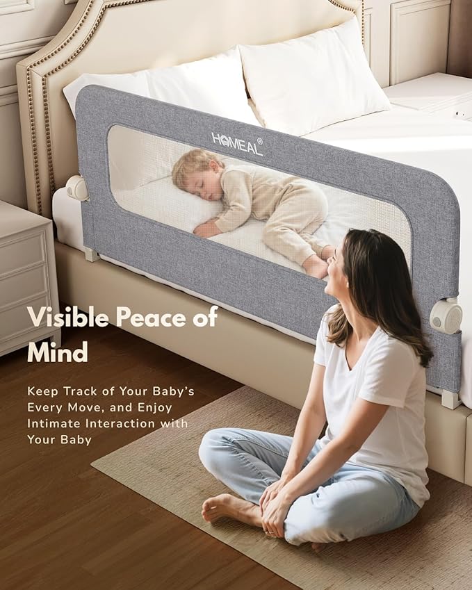 HOMEAL Bed Rail for Toddlers - Image 7