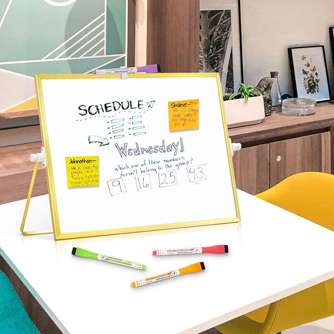 Magnetic Dry Erase White Board, Portable Small Whiteboard Set - Image 6