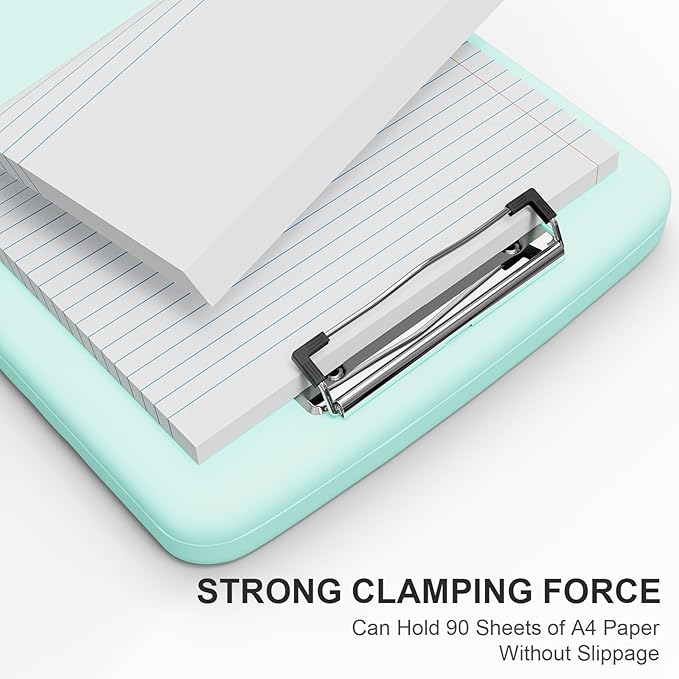 Plastic Clipboard with Storage, 8.5 x 11 Storage Organization Box Side-Opening - Image 4