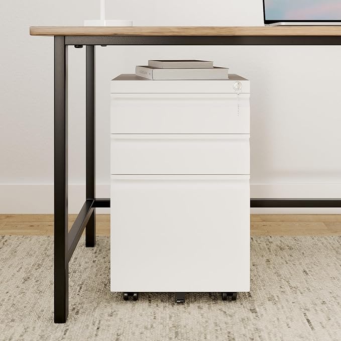 DEVAISE 3 Drawer Mobile File Cabinet - Image 2