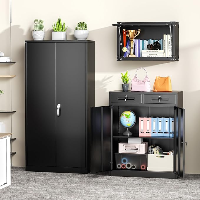 Greenvelly Metal Storage Cabinet - Image 2