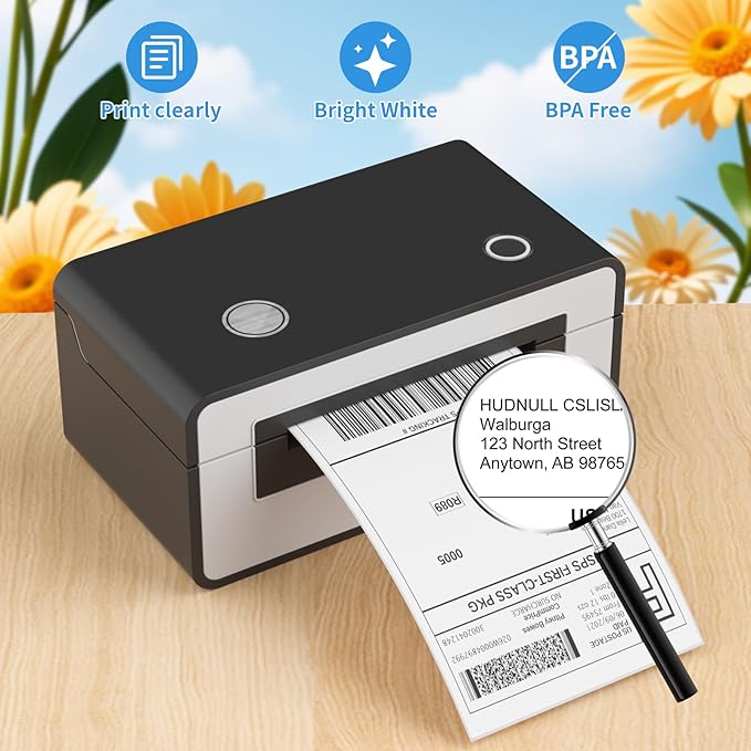 8 Rolls 4x6 Direct Thermal Shipping Labels 250 Labels/Roll Compatible - Image 7