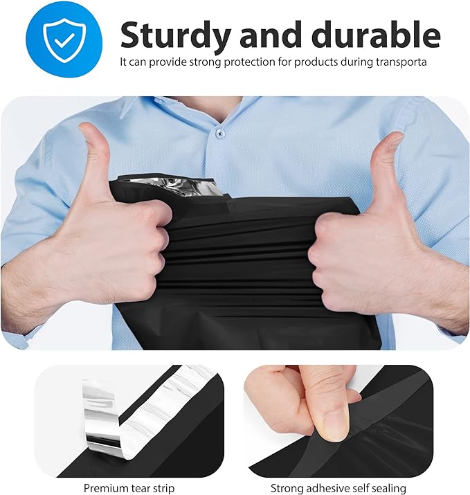 Fuxury Poly Mailers 14.5x19 Inch 1000 Pack, Bulk Shipping Bags - Image 5