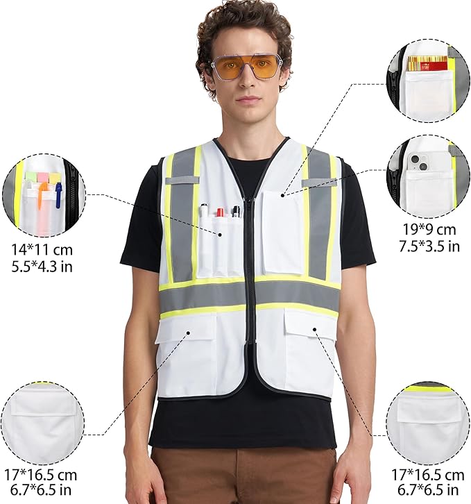 A-KSAFETY Custom High Visibility Reflective Safety Vest - Image 3