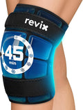 REVIX Knee Ice Pack Wrap, 45-Minute Long-Lasting Ice Pack by Feelbetterlivebetter