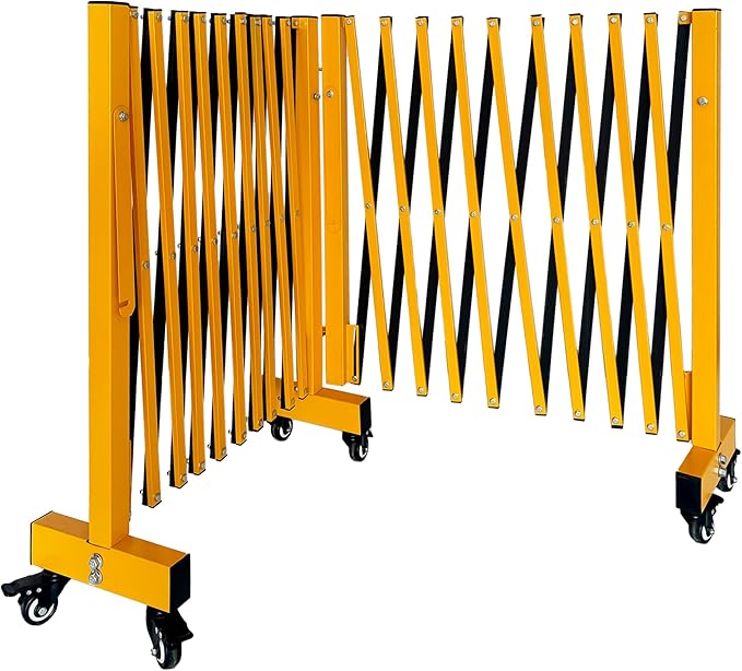 23FT Industrial Expandable Barricade Folding Security Gate by LTSEAME