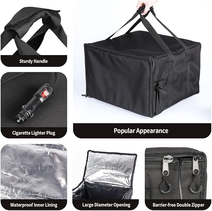 Insulated Heated Delivery Bag - Image 4