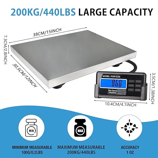 Large 440lbs Shipping Scale - Image 2