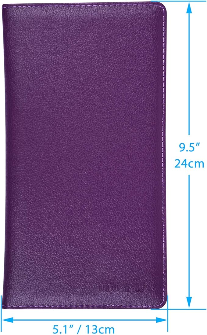 Wisdompro Car Document Holder Organiser, PU Leather Vehicle Insurance and - Image 9