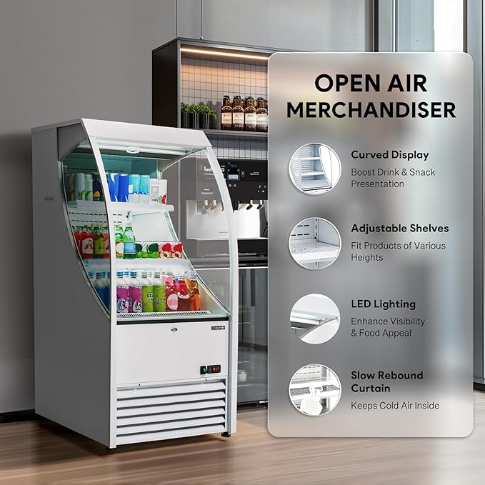 Wilprep Commercial Display Refrigerator, Grab and Go Display Refrigerator - Image 5