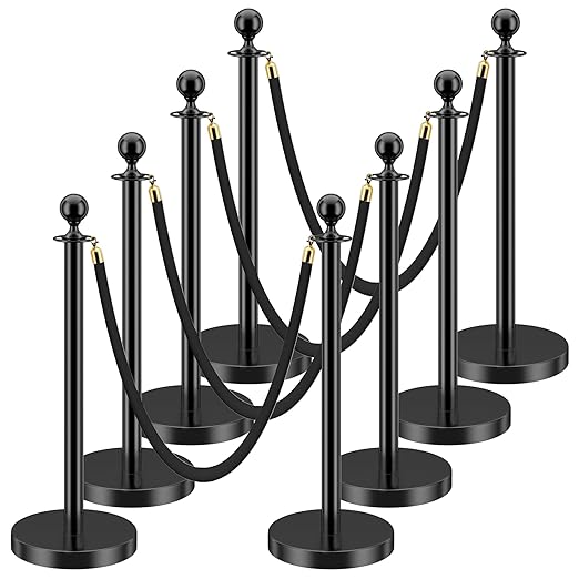 LOVMOR Crowd Control Stanchion, Set by LOVMOR