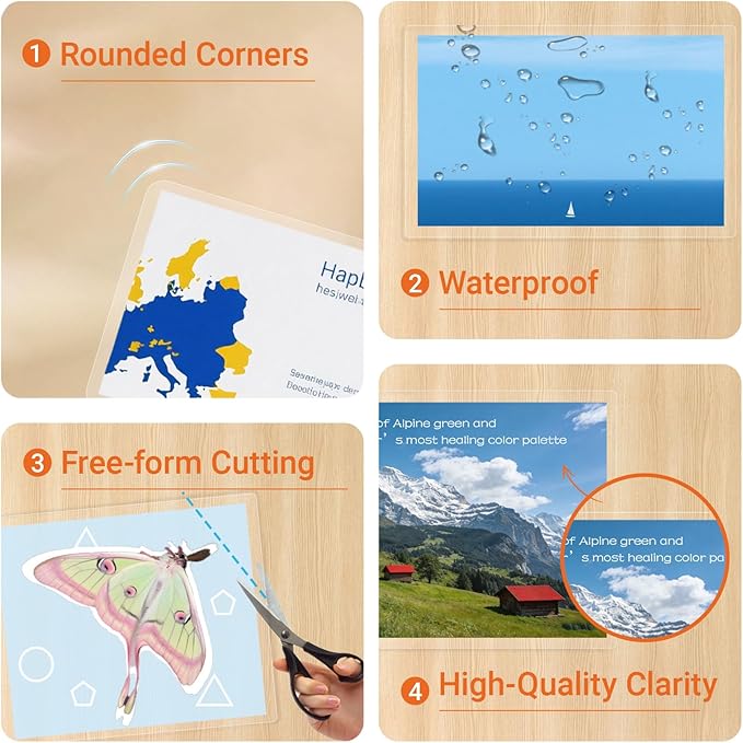 Binditek 5 Mil Thermal Laminating Pouches, 200 Pack, Ultra Clear — Letter 9x11.5 - Image 4