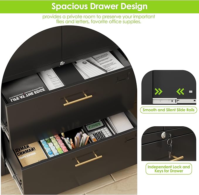 2 Drawer Lateral File Cabinet - Image 7