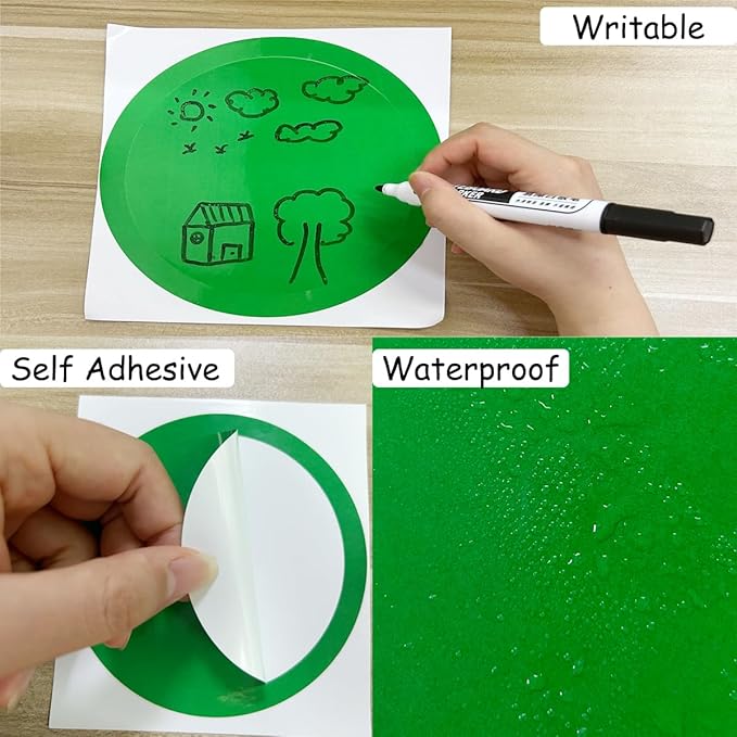 3.35inch Colored Moving Large Round Labels-30PCS Circle Labels Dots Stickers - Image 6
