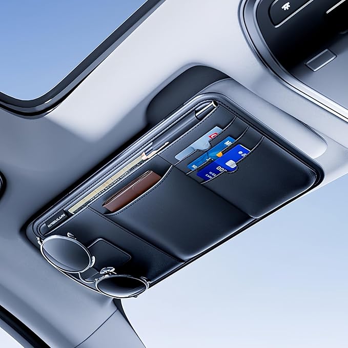 Tumecos Car Sun Visor Organizer, Auto Consoles Organizer by Tumecos