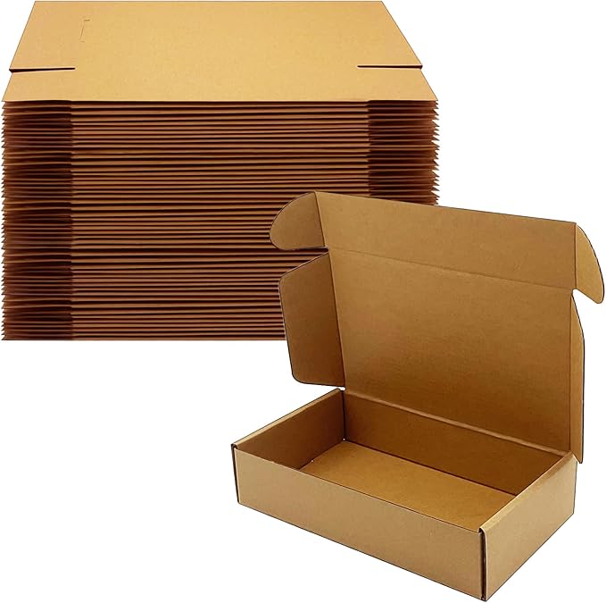 Shipping Boxes 9x5x2 inch 50 Pack by KIAECHWU
