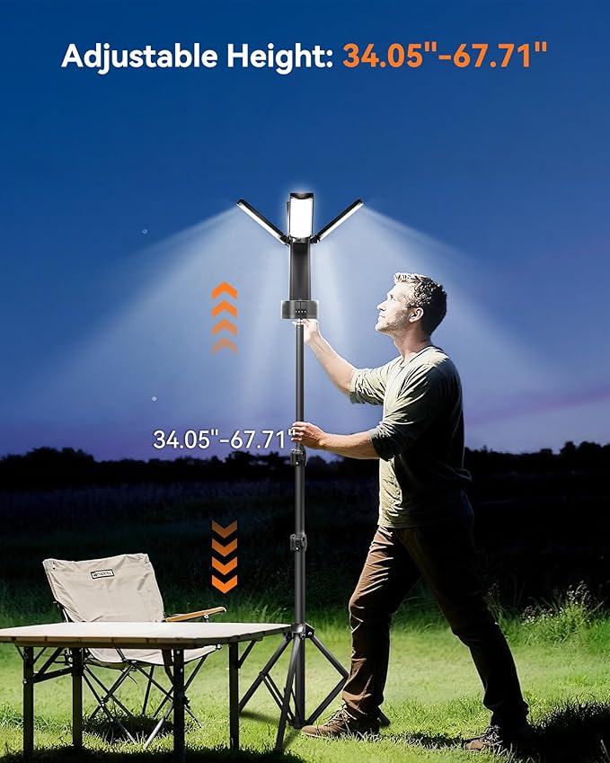 CORESLUX 10400mAh Rechargeable Camping Lights - Image 4