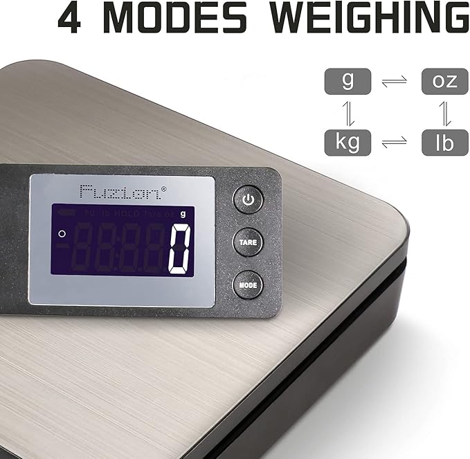 Fuzion Digital Shipping Scale 88lb × 0.1oz, Durable Stainless Steel Postal Scale - Image 4