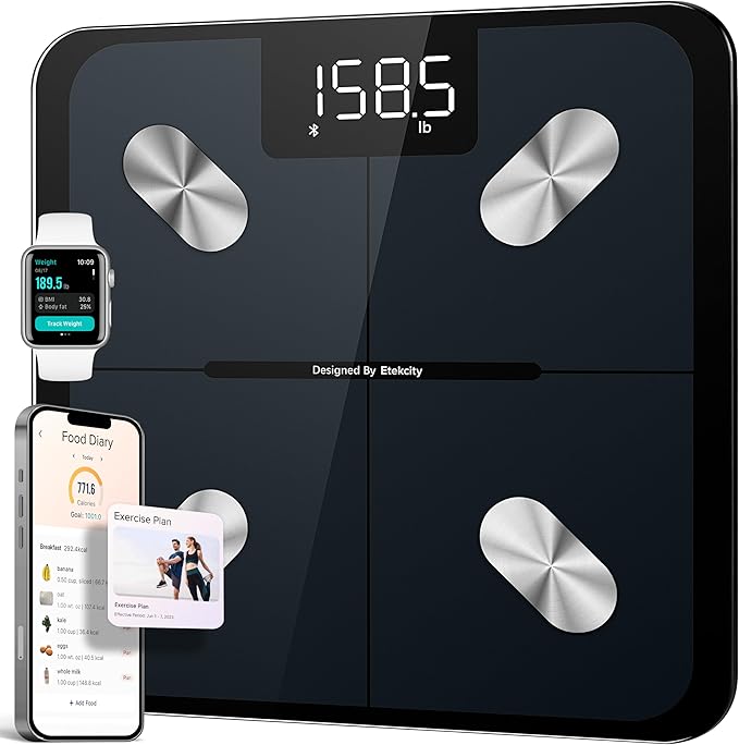 Etekcity Smart Scale for Body Weight, FSA&HSA Eligible, Bathroom Digital by Etekcity