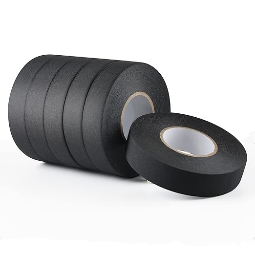 Lichamp 6-Pack Cloth Electrical Tape Automotive, Thicked 9.8 mil x 3/4 in x 66ft - Image 8