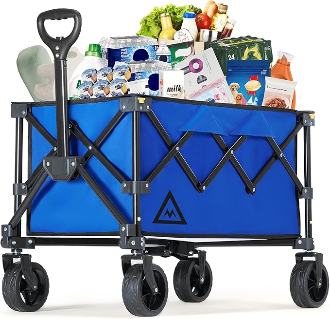 Wagon Cart Shopping Foldable Folding Collapsible by Muarch