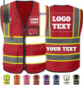 Custom Safety Vest High Visibility Reflective Vests by Unknown