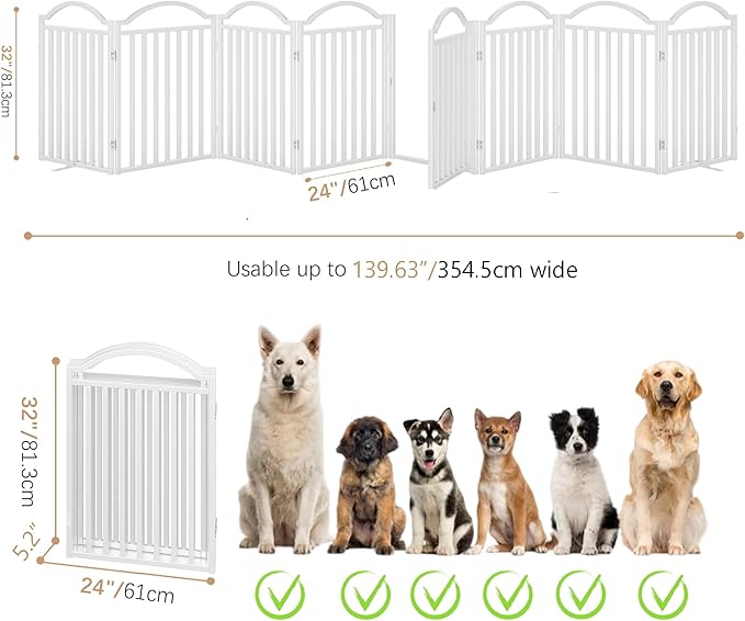 BHG Metal No-Assembly Freestanding Dog Gate - Image 3