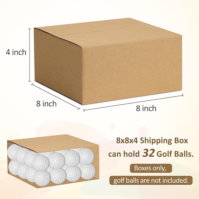 Eupako 8x8x4-Small-Shipping-Boxes-30-Pack-Brown-Corrugated-Box-Mailers - Image 2