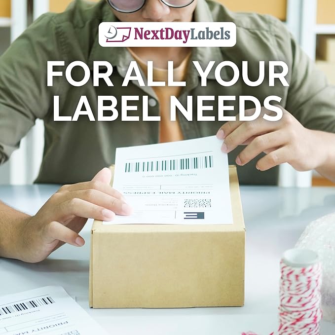 NextDayLabels - Full Page Labels 8.5 x 11 - White Shipping Labels - 8.5 x 11 - Image 6