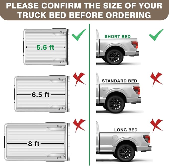 TripleAliners Truck Bed Mat Compatible - Image 2