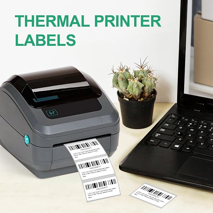 12 Rolls 2.25" X 1.25" Thermal Printer Labels, 1000/Roll - Image 3