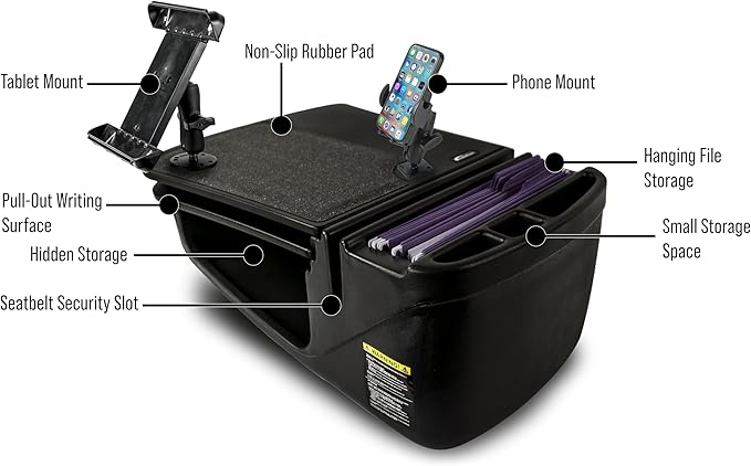AutoExec AE-GMCD-PM-TAB-BT GripMaster Car Desk - Image 3